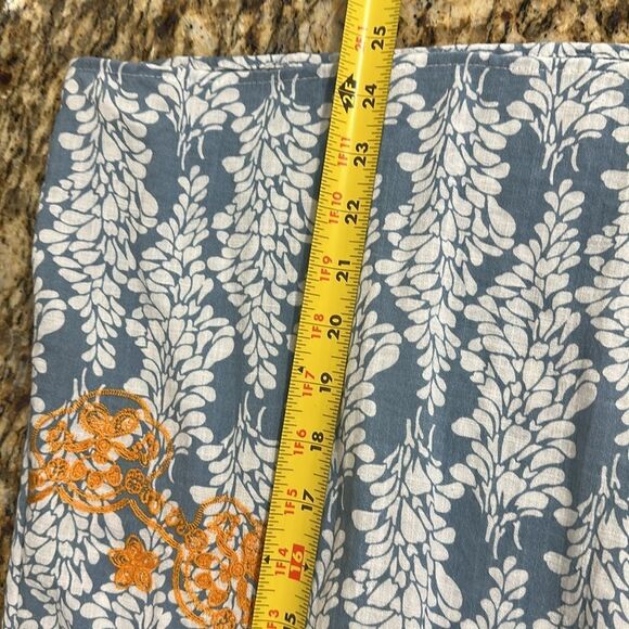 THML Leafy Pattern Embroidered Sleeveless Top Blouse Size L - Picture 7 of 7